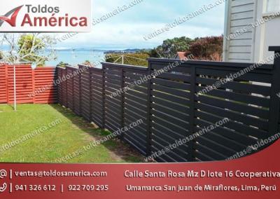 Vallas, Rejas y Cercas Metalicas en Lima Toldos América