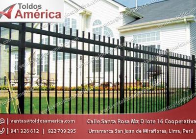 Vallas, Rejas y Cercas Metalicas en Lima Toldos America